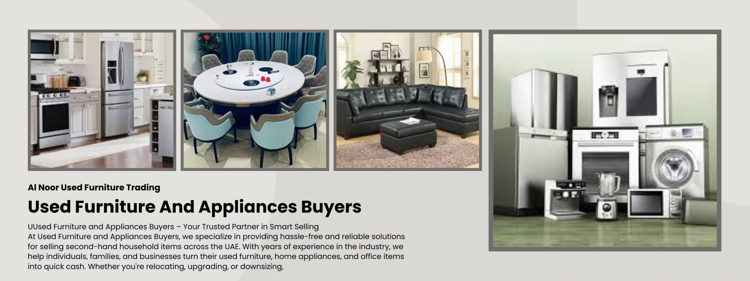 Used Furniture and Appliances Buyers – Your Trusted Partner in Smart Selling